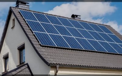 Placas solares en viviendas.